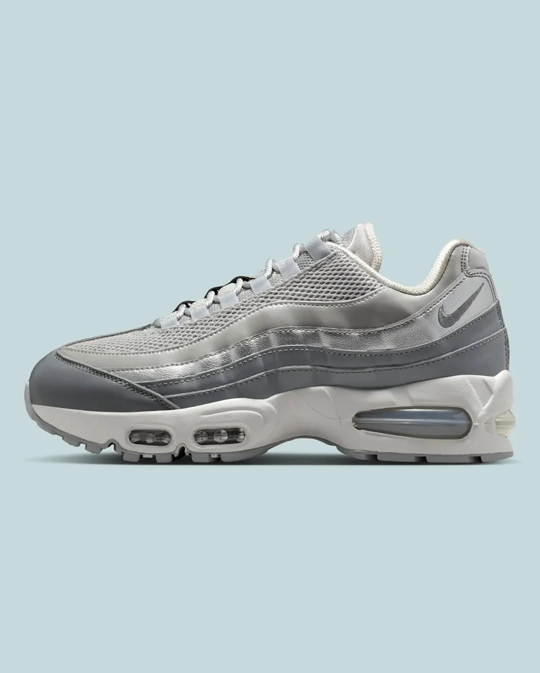 Air Max 95 — Silver/Grey Metallic