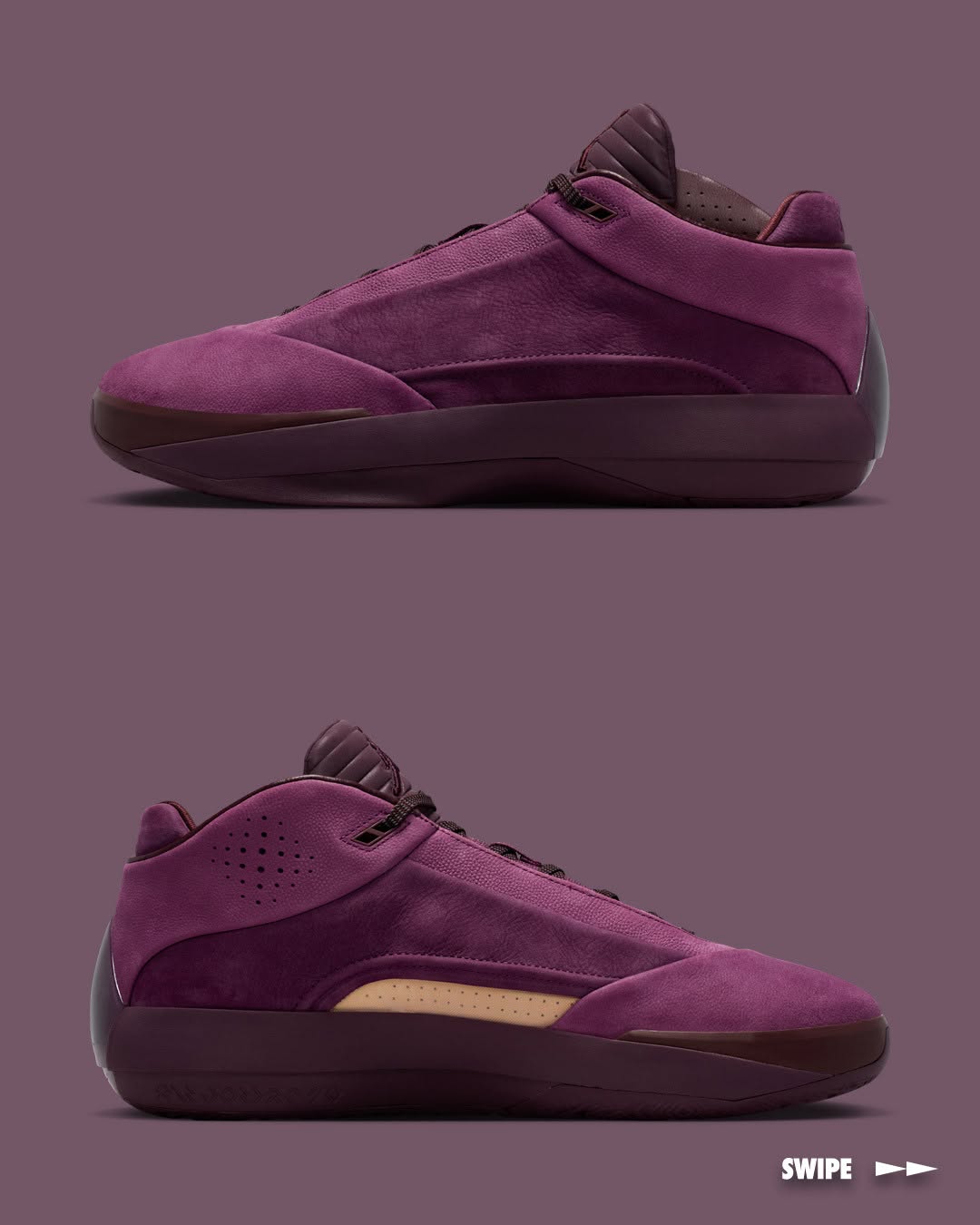 LeBron NXXT Gen AMPD — Plum/Burgundy