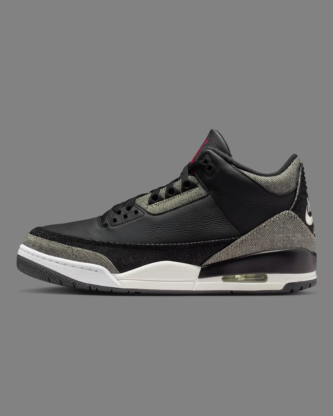 Air Jordan 3 Retro — Black/Denim/White