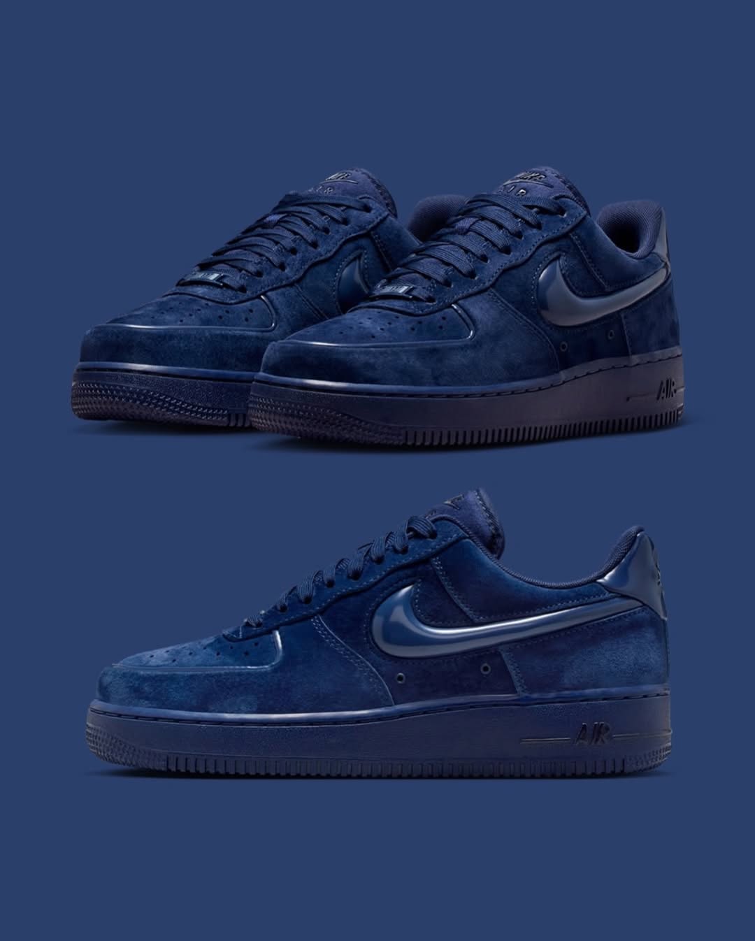 Air Force 1 Low — Midnight Navy Suede