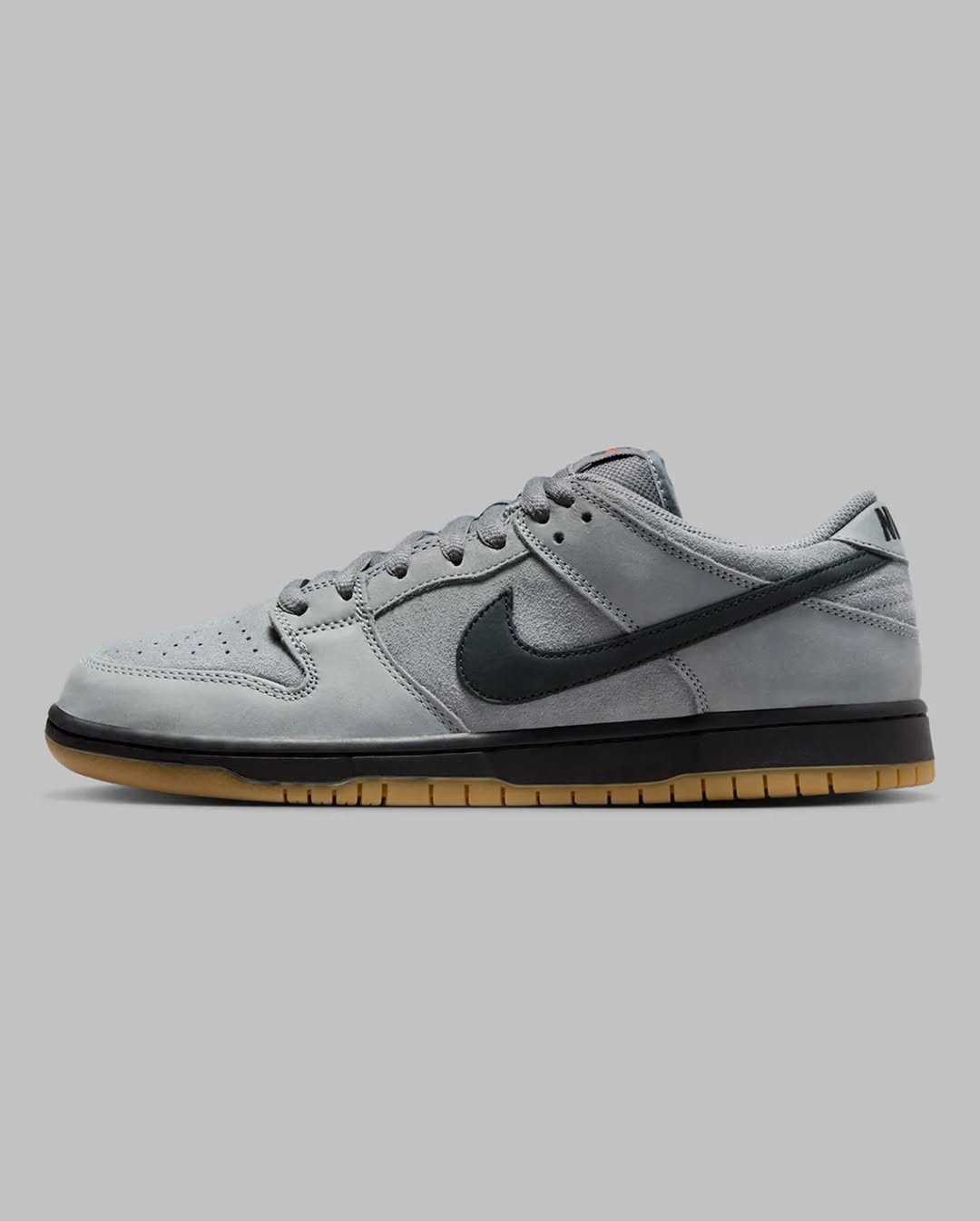 SB Dunk Low — Wolf Grey/Black Gum
