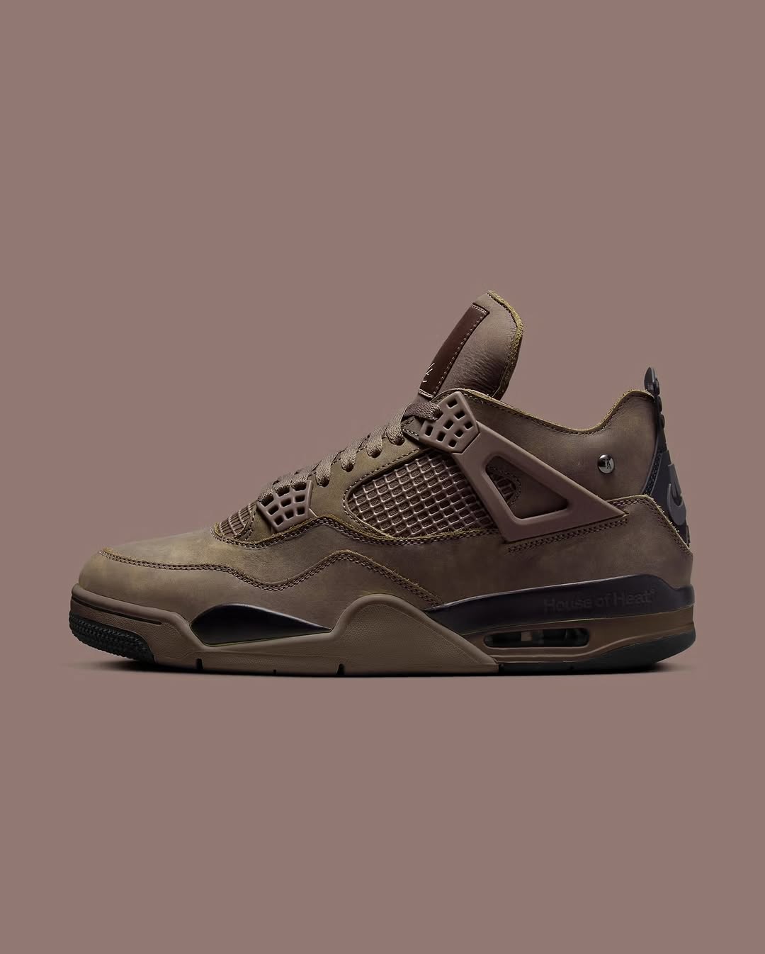 Air Jordan 4 Retro — Olive/Dark Brown