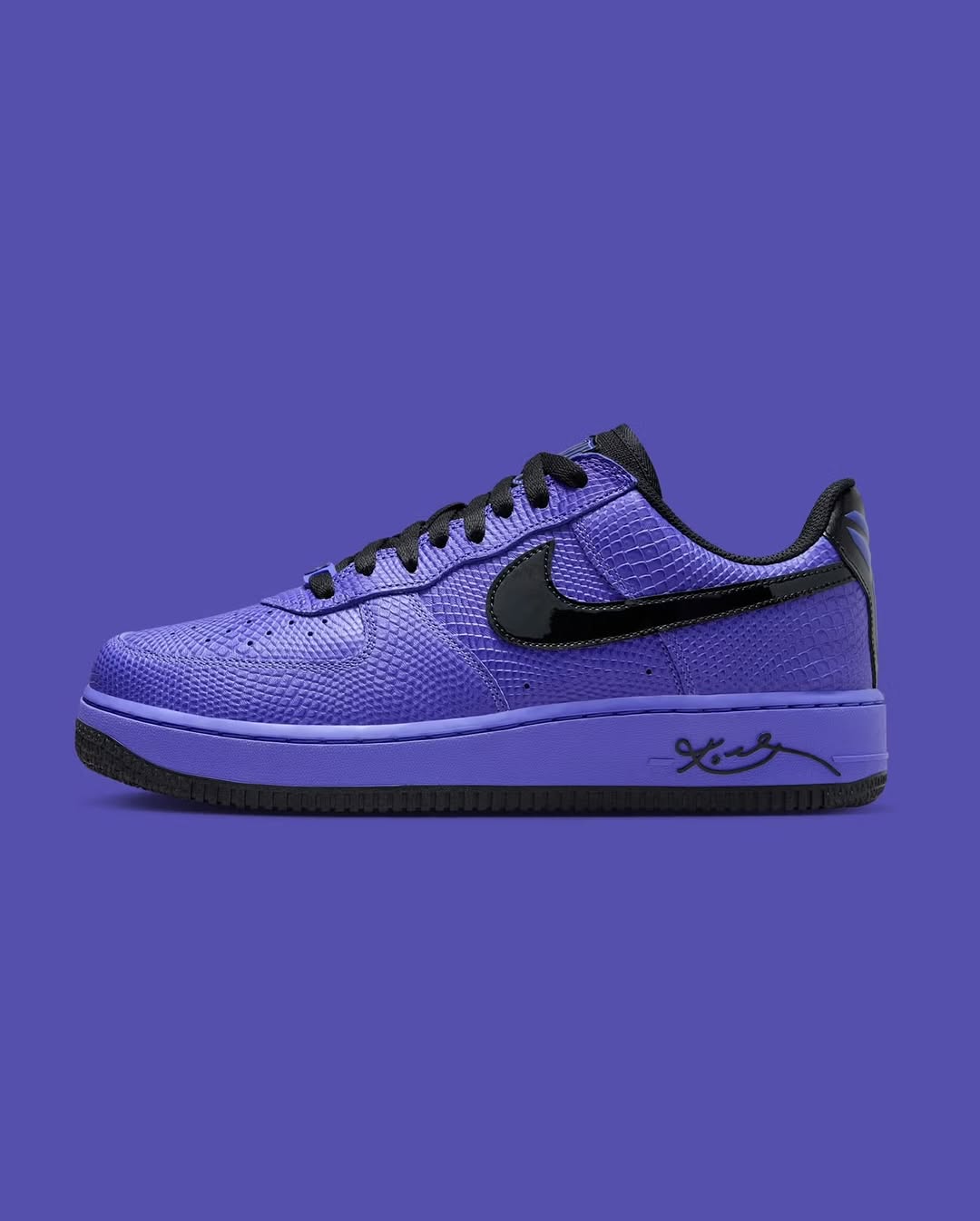 Air Force 1 Low — Kobe Purple Snakeskin
