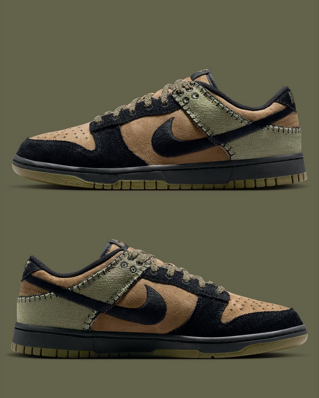 Dunk Low — Cacao Wow/Black/Olive